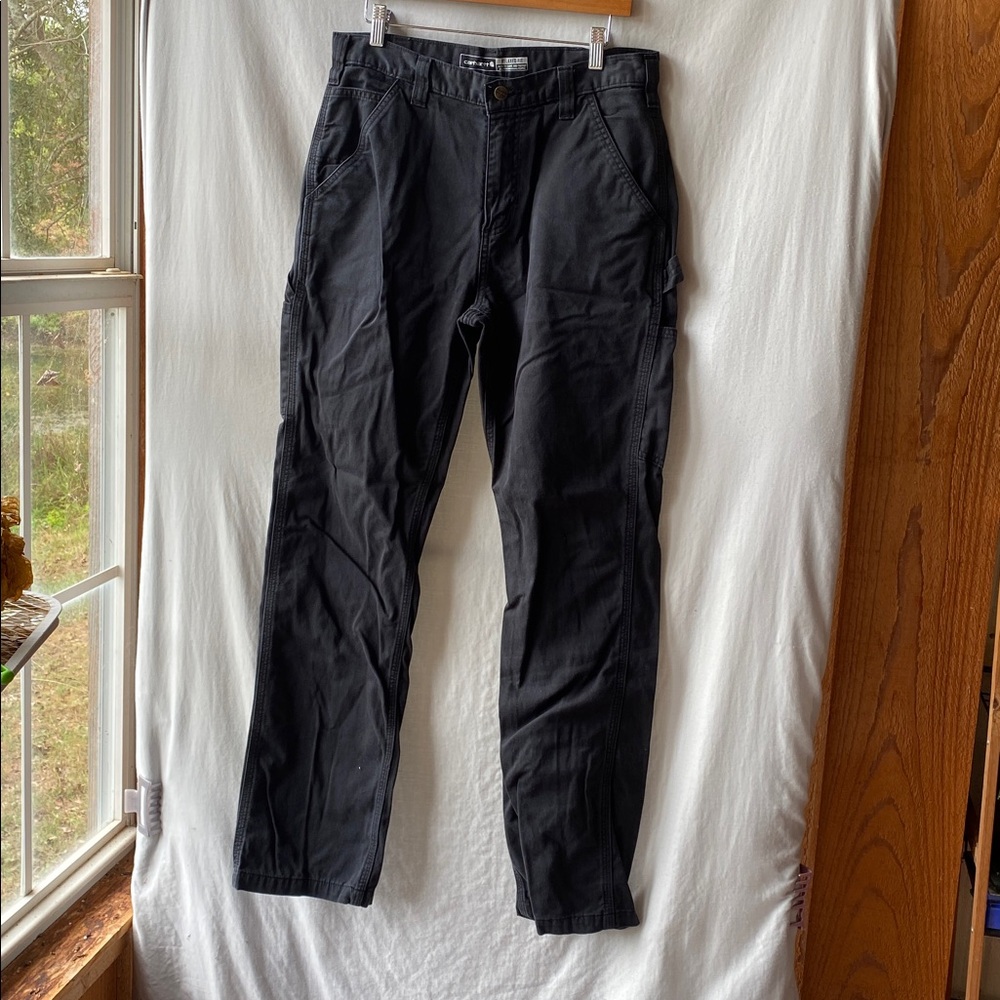 **Natural Fibers** Carhartt Men's Charcoal Cargo Pants